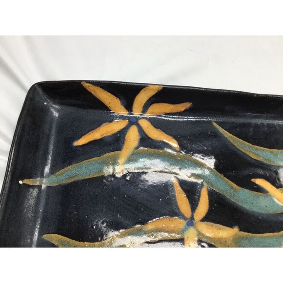 Starfish Ceramic Tray Beach Coastal Granny Salt Life Handmade Signed - Picture 5 of 7